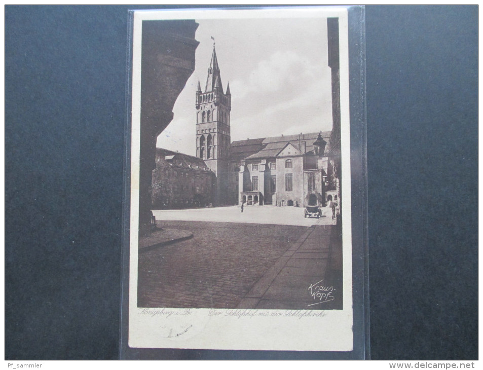AK / Echtfoto 1934 Königsberg In Preußen. Der Schloßhof Mit Der Schloßkirche. Fritz Krauskopf. - Ostpreussen