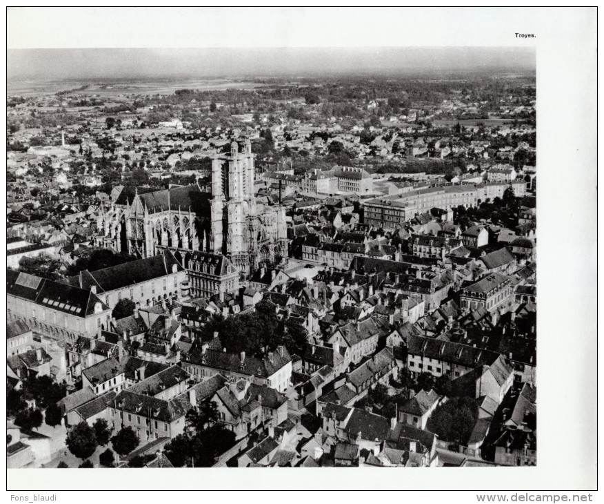 1958 - Héliogravure - Troyes (Aube) - Vue Aérienne - FRANCO DE PORT - Non Classés