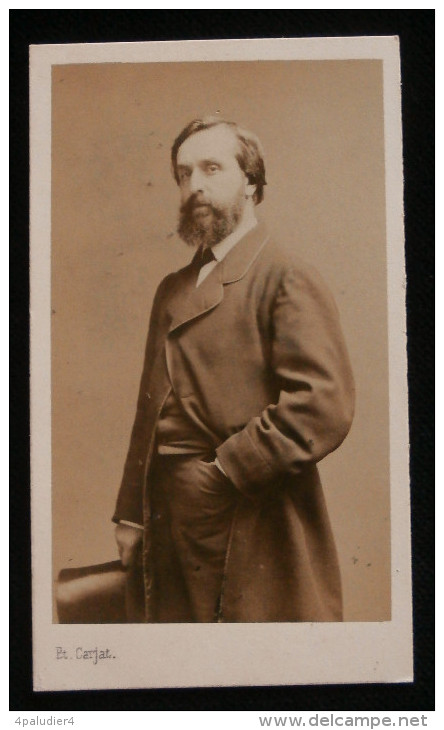 Photo CDV Aristide HIGNARD  Par Etienne CARJAT PARIS 1863 Musique Musicien Nantes Jules VERNE - Personnes Identifiées