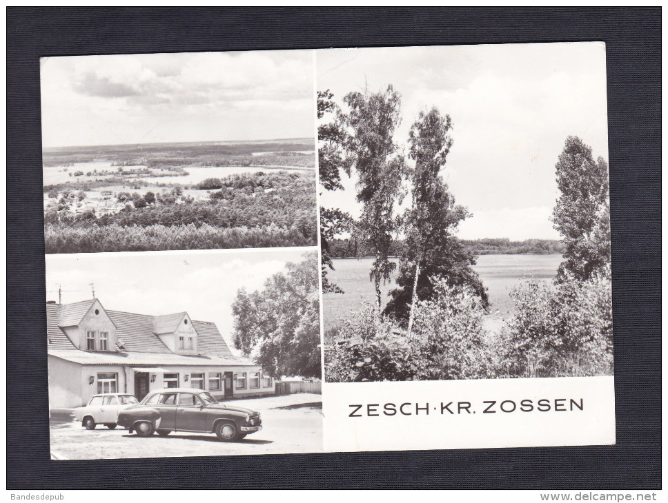 DDR RDA Zesch Kr. Zossen ( Multivues Automobile Dont Traban Reichenbach) - Zossen