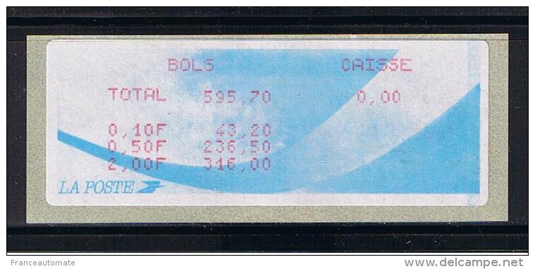 ATM, LSA, CROUZET, COMETE, VIGNETTE STATISTIQUE DU CONTENU DES BOLS DE MONNAYEUR DU L.S.A. - 1981-84 LS & LSA Prototypen