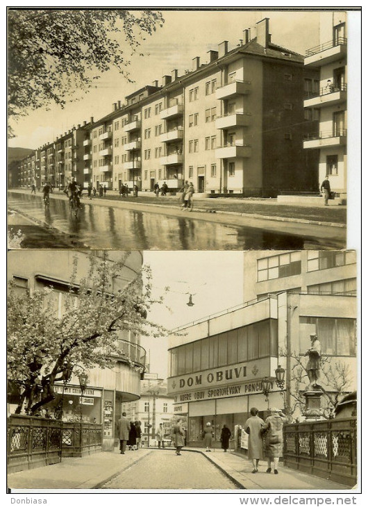 Bratislava: Jurkovicova Ulica, ..... Lot 5 Postcards Cm 10x15 B/w (stamp 25/IX/1960 Celostatna Vystava Postovych Znamok) - Slowakei