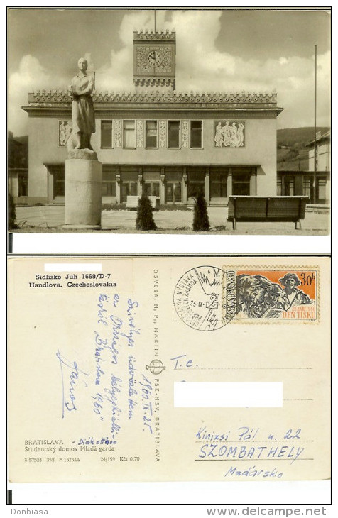 Bratislava: Jurkovicova Ulica, ..... Lot 5 Postcards Cm 10x15 B/w (stamp 25/IX/1960 Celostatna Vystava Postovych Znamok) - Slowakei