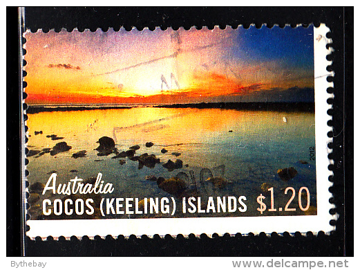 Cocos Islands Used 2012 Issue $1.20 Sunrise/sunset Over Water - Cocos (Keeling) Islands