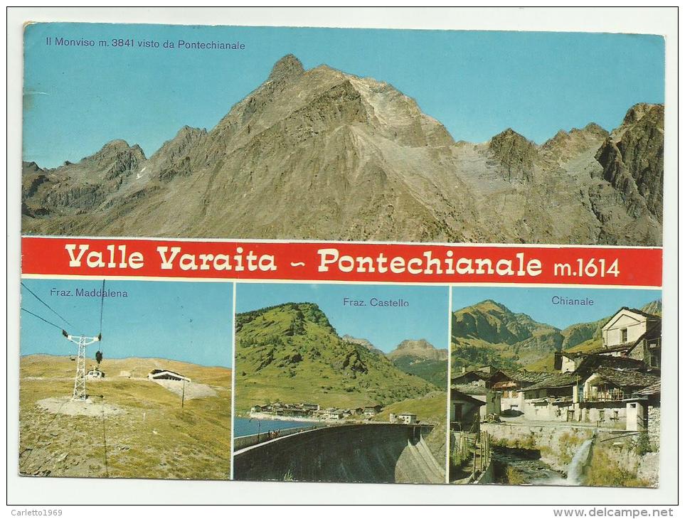 PONTECHIANALE VALLE VARAITA   VIAGGIATA FG - Cuneo