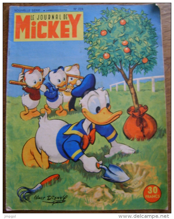 Journal De Mickey 1956 N° 224 - Journal De Mickey