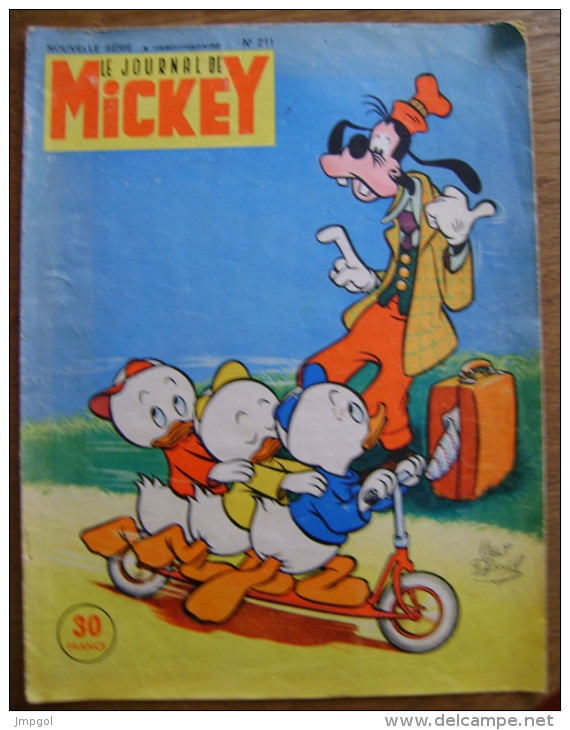 Journal De Mickey 1956 N° 211 - Journal De Mickey