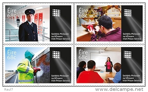 Irlande - 2014 - Services Dans Les Prisons - 4 Val Neuf // Mnh - Nuevos