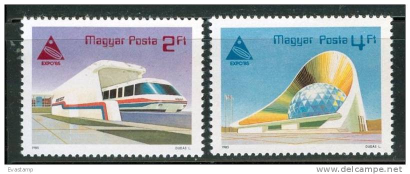HUNGARY - 1985. EXPO ´85 Tsukuba Cpl.Set MNH! - Unused Stamps
