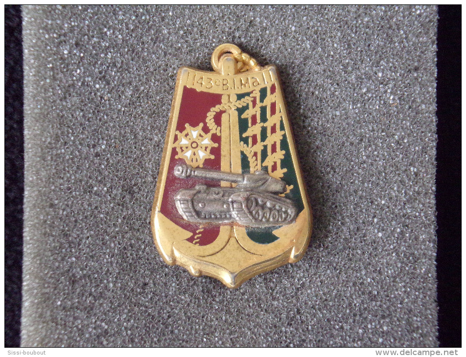 Insignes Militaire "43ème Bataillon Infanterie De Marine "ENGINEER REGIMENT " - Marine