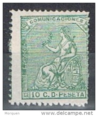 Sello 10 Cts Verde, Alegoria Republica,  Num 133 * - Unused Stamps