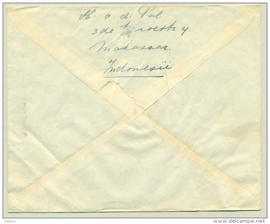 Nederlands Indië - 1947 - Retour Afzender (Bij)frankeren - Brief Bijgefrankeerd - Netherlands Indies