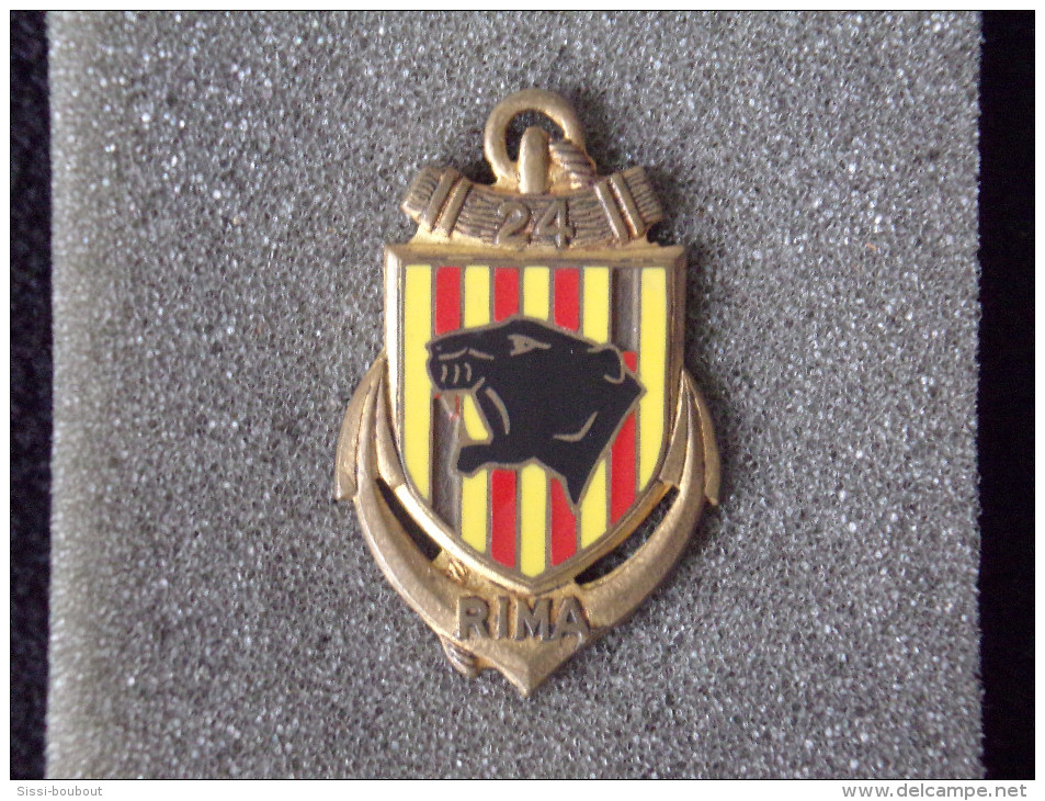 Insignes Militaire "24ème Régiment Infanterie De Marine "ENGINEER REGIMENT " - Navy