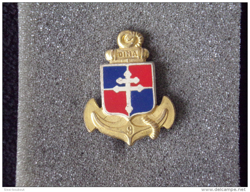 Insignes Militaire "9ème Division Infanterie De Marine "ENGINEER REGIMENT " - Navy