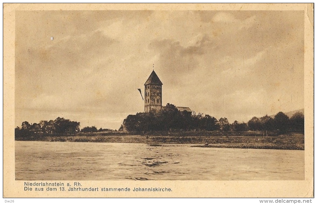 Niederlahnstein A. Rh. - Die Aus Dem 13 Jahrhundert Stammende Johanniskirche - Carte Non Circulée - Lahnstein