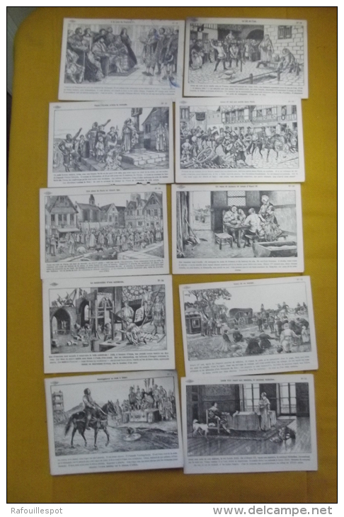 C P  Beau Lot Histoire De France 50 Cartes - Historia