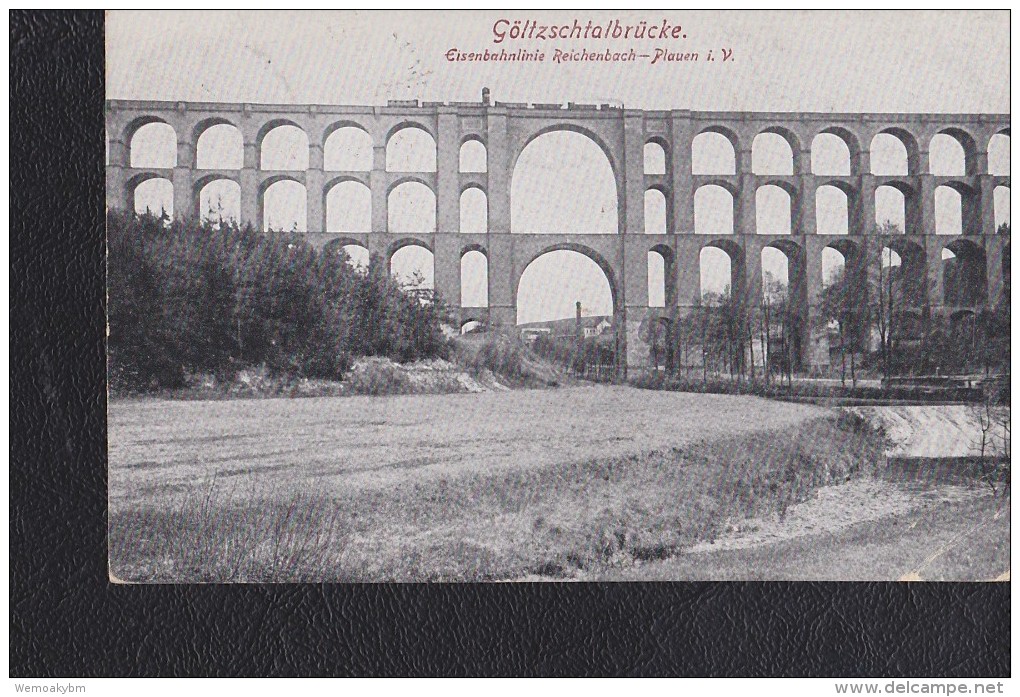 AK Ansichtskarte Aus Plauen Im Vogtland Mit Göltzschtalbrücke Vom 17.6.27 - Plauen