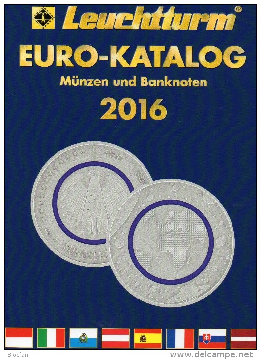 Katalog Deutschland EURO 2016 Für Münzen Numisblätter Numisbriefe New 10€ Mit €-Banknoten Coin Numis-catalogue Of EUROPA - Deutsch