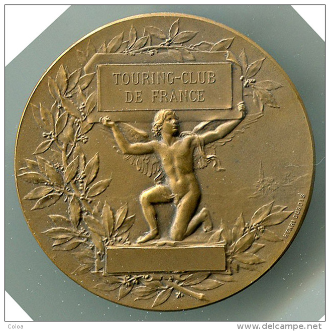 Medaille TOURING CLUB DE FRANCE Dans Sa Boîte D´origine - Professionnels / De Société