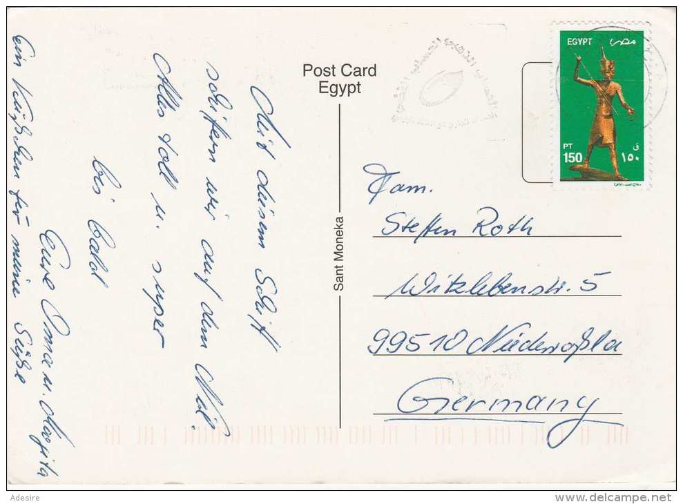 MS Grand Preziosa - Egypt, Karte Gel., Sondermarke - Sonstige & Ohne Zuordnung