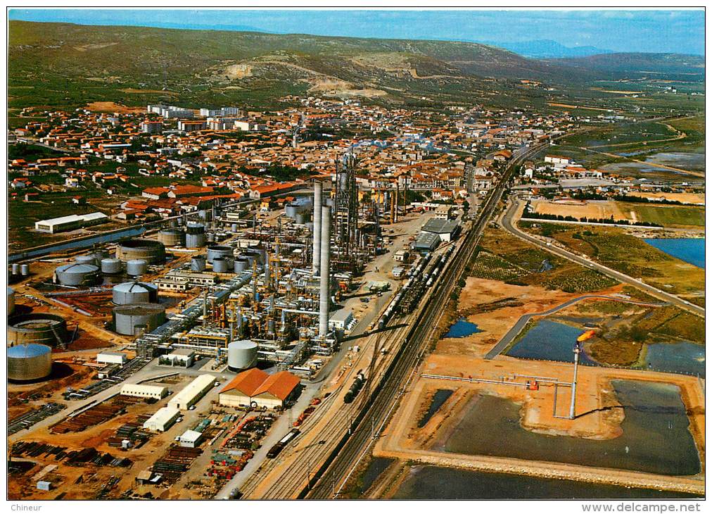 FRONTIGNAN VUE AERIENNE DE LA RAFFINERIE - Frontignan