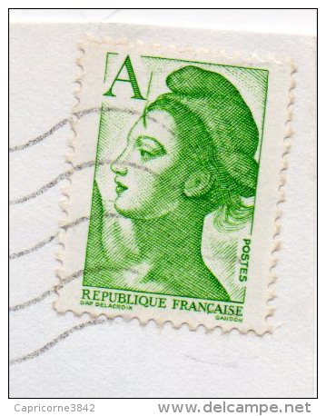 1986 - Liberté De Gandon N°2423 C - Antenne Sur Le Front - Storia Postale