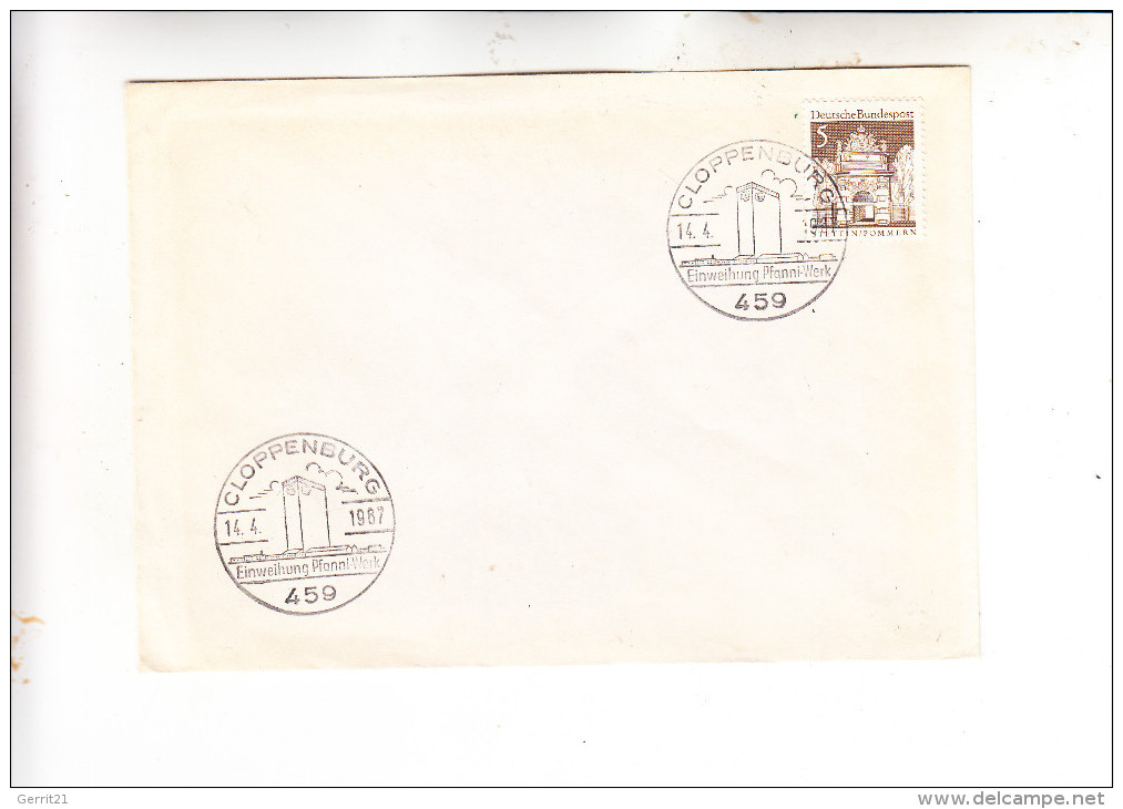 4590 CLOPPENBURG, Postgeschichte, Sonderstempel Einweihung Pfanni - Werke, 1967 - Cloppenburg