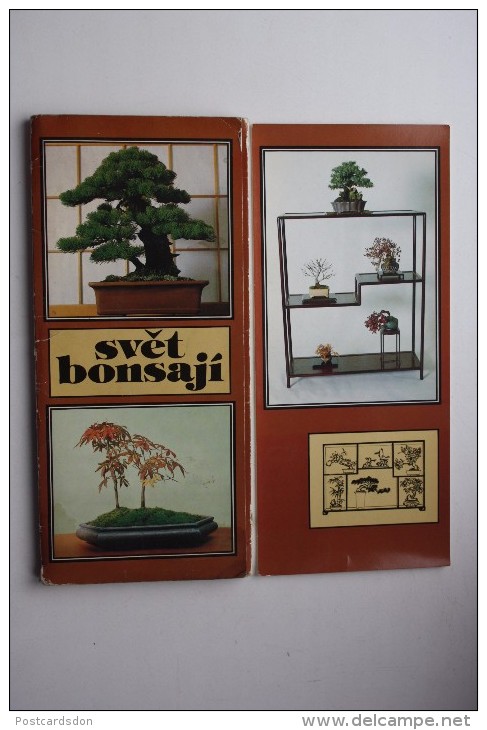 BONSAI WORLD - 21 Postcards Set -  Japanese Small Tree - Bonsai - Trees