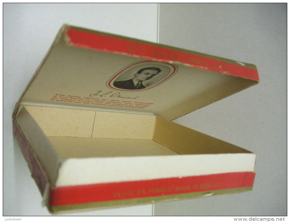 BOÎTE à CIGARES En Carton 20 MECCARILLOS Vide - Cigar Cases