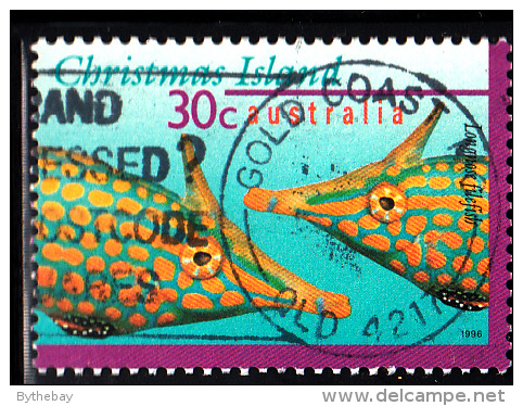 Christmas Island Used Scott #382 30c Longnose File-fish - Christmas Island