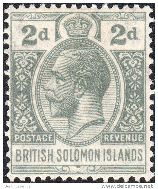 British Solomon Islands 1922/31 SG39-50 KGV Script CA short set to 2/6  mounted mint