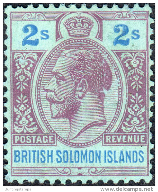 British Solomon Islands 1922/31 SG39-50 KGV Script CA short set to 2/6  mounted mint