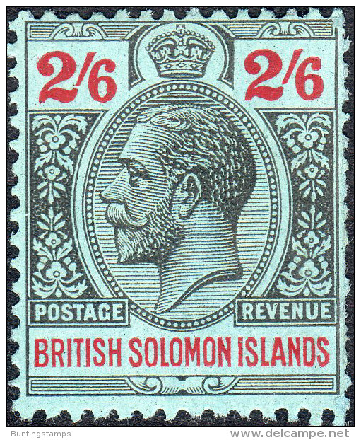 British Solomon Islands 1922/31 SG39-50 KGV Script CA short set to 2/6  mounted mint