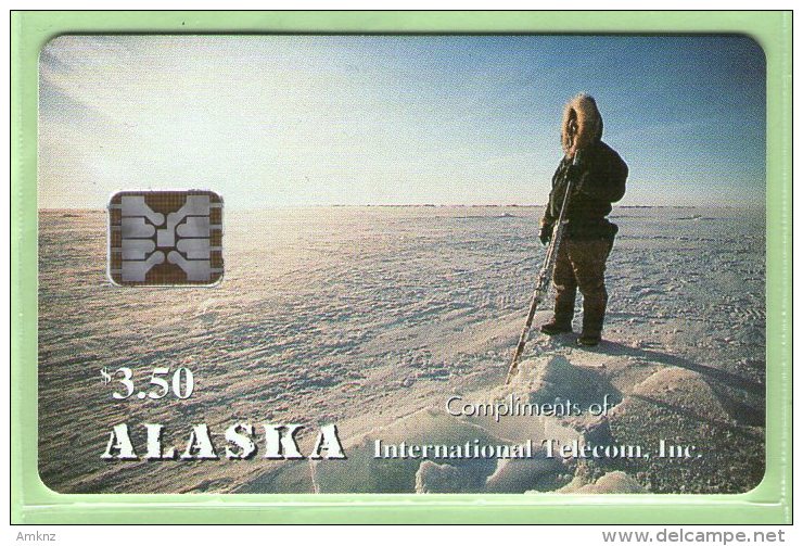 USA - Alaska - 1993 $3.50 Eskimo Hunter - ASK-07 - Mint - [2] Chip Cards