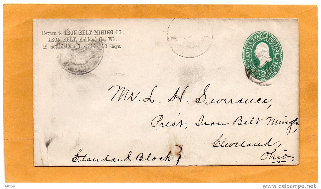 United States Old Cover Mailed - ...-1900