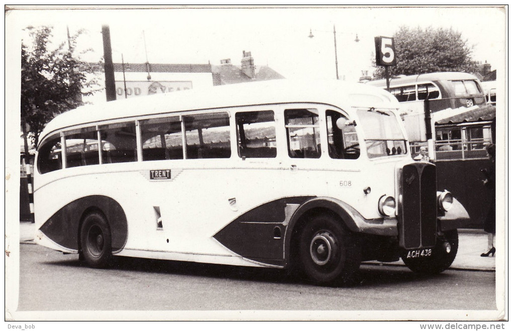 Bus Photo Trent Motor Traction 608 AEC Regal III Windover Huntingdon ACH438 - Cars