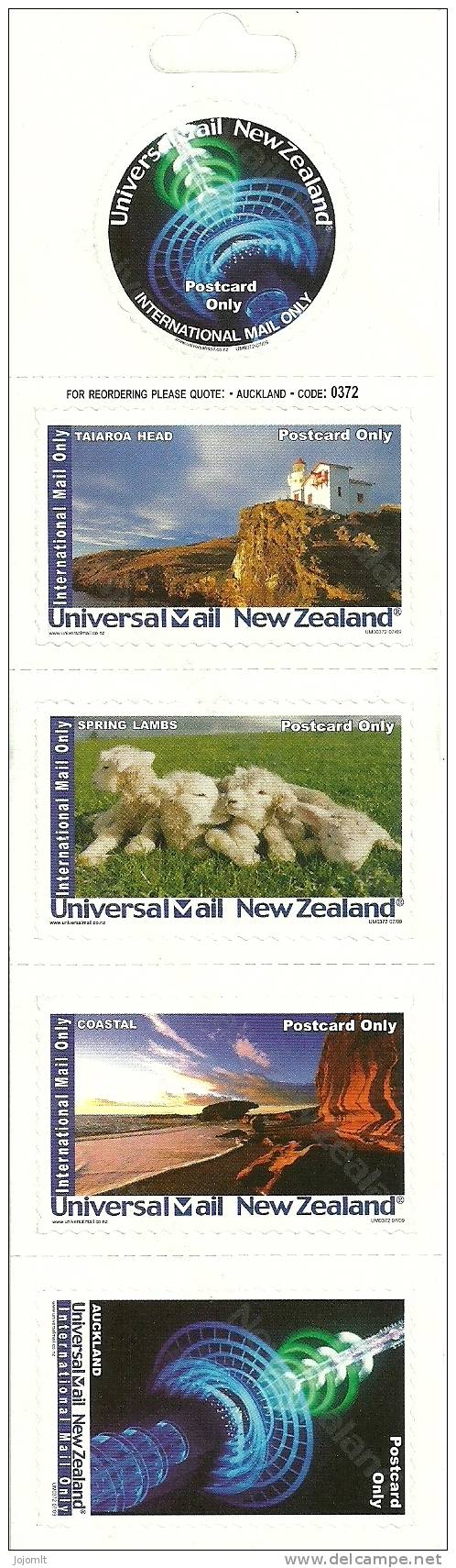 New Zealand - Nouvelle Zélande - Carnet 5 Tp Autocollant (**) Neuf - Unused Booklet Of  5 Self Adhesive Stamps - Markenheftchen