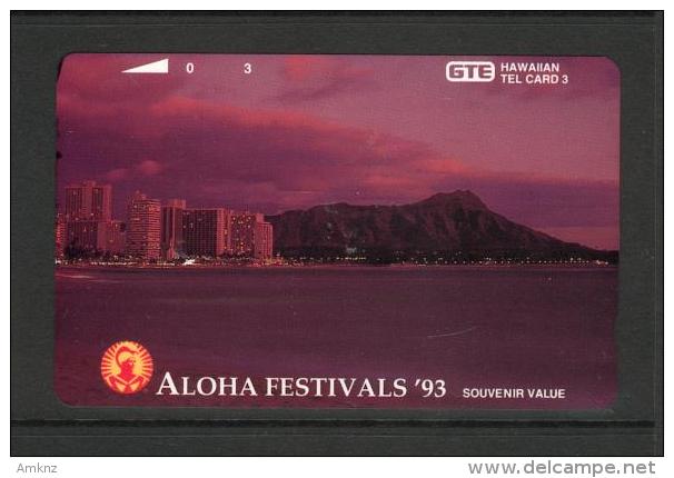 Hawaii GTE - 1993 3 Unit - Aloha Festival - Night - HAW-40 - Mint - Hawaii
