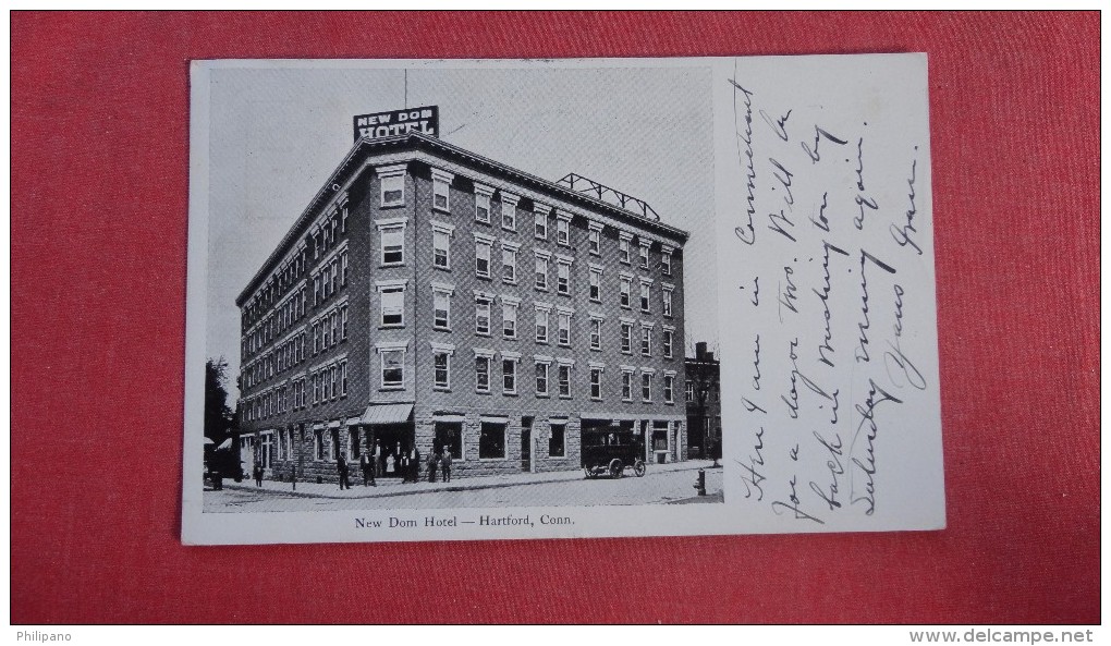 New Dom Hotel Private Mailing Card Connecticut> Hartford    ===  =2132 - Hartford