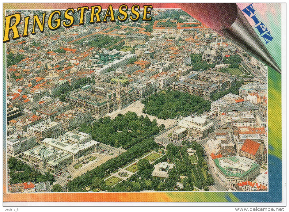 CP - WIEN - RINGSTRASSE MIT PARLAMENT - RATHAUS - BURGTHEATER - UNIVERSITAT UND VOTIVKIRCHE - 86 - HOROWITZ & WEEGE - Ringstrasse