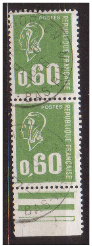 Frankreich , 1974 , Mi.Nr. A 1888 Y O / Used Se. Paar - 1971-1976 Marianne (Béquet)