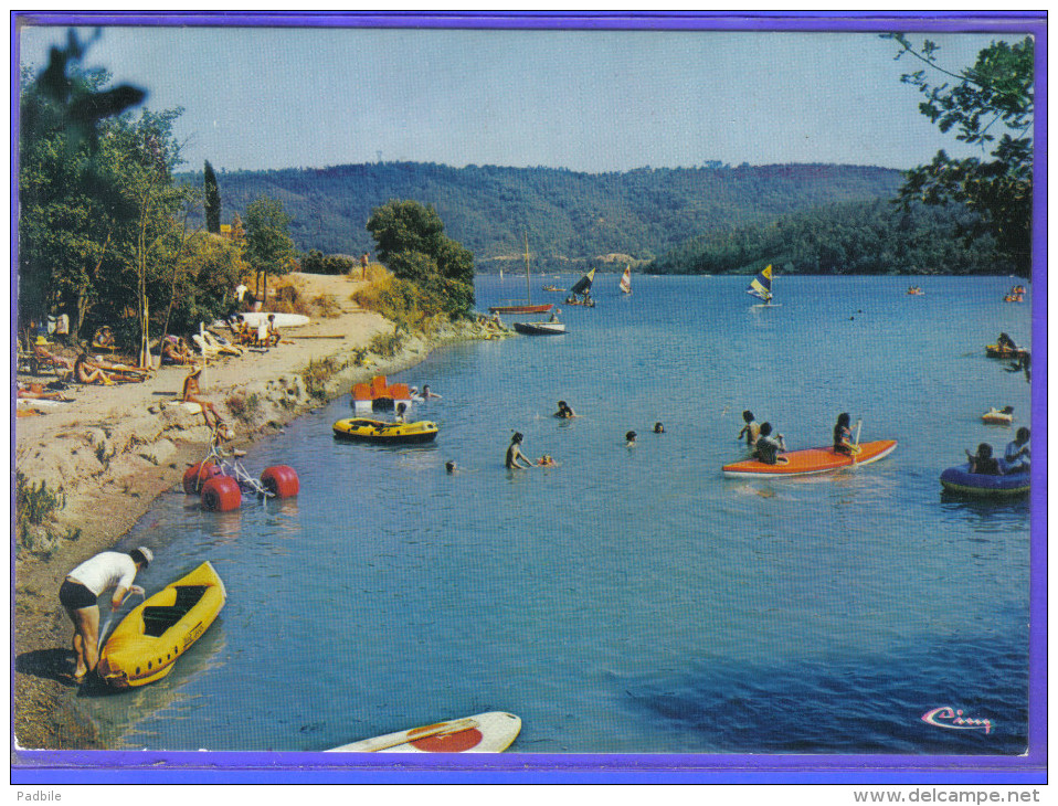Carte Postale 83. Montauroux Canotage  Canoë Kayak Lac De Saint-Cassien    Trés Beau Plan - Montauroux