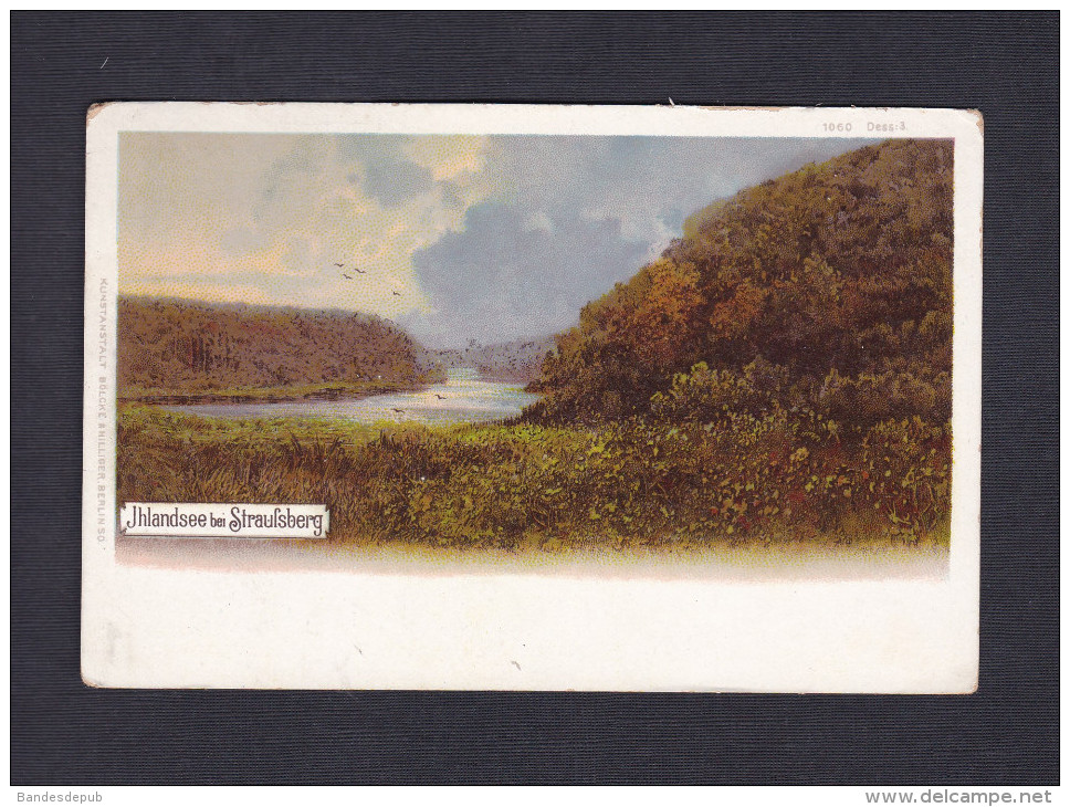 AK - Ihlandsee Bei Strausberg ( Chromo Litho Bölcke & Hillinger) - Strausberg