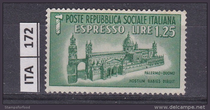 ITALIA, 1944, RSI, Espresso, L. 1,25, Nuovo - Poste Exprèsse