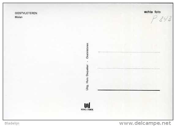 OOSTVLETEREN (W.Vl.) - Molen/moulin - Demeesters Molen Kort Na Zijn Oprichting (overgebracht Uit Gijverinkhove) Ca. 1975 - Vleteren