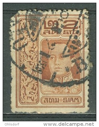 THAILAND - SIAM 1917: Sc 164 / YT 120A / Mi 119, D. 14, O - FREE SHIPPING ABOVE 10 EURO - Siam