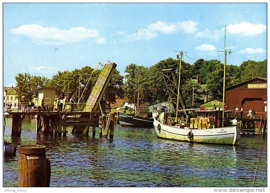 Eckernförde - Binnenhafen Mit Holzbrücke - Eckernförde