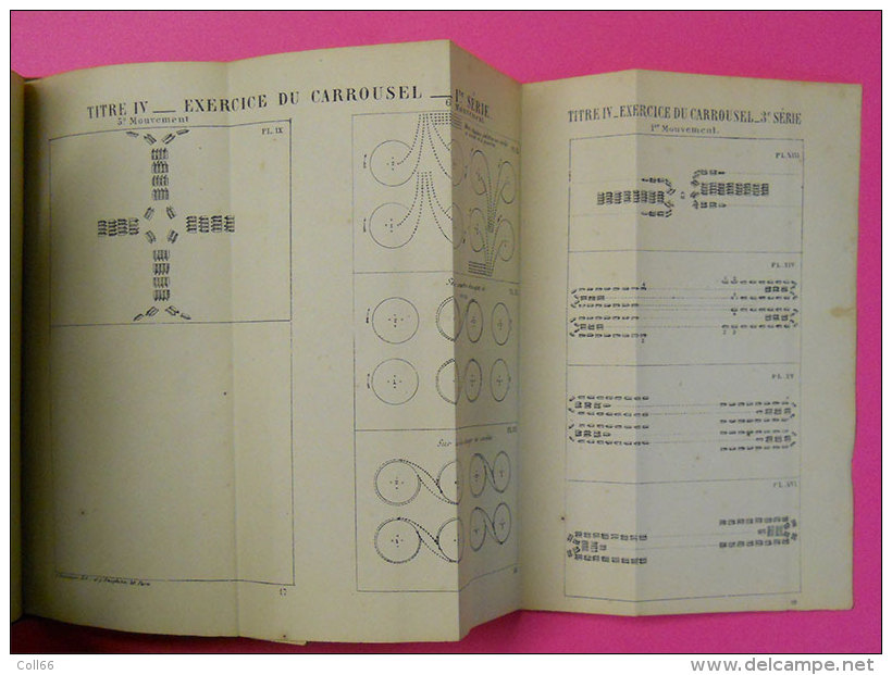 1862 Rare Cavalerie Travail Individuel Tir du Fusil et du pistolet Traité sur la ferrure Nombreuses Planches Lib Dumaine