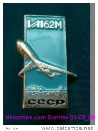 Soviet Airplane IL-62 / Soviet Badge _01-03_1212_09 - Luftfahrt
