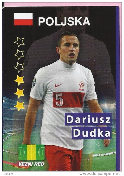 SOCCER TRADING CARDS, EURO STARS (Croatia) No 14/256, Poland - Dariusz Dudka - Trading Cards